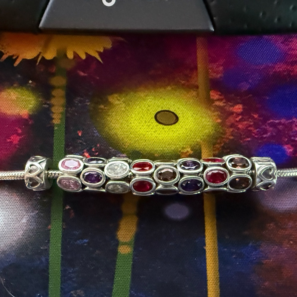 Pandora. Retired. Birthstone. Oval charms.